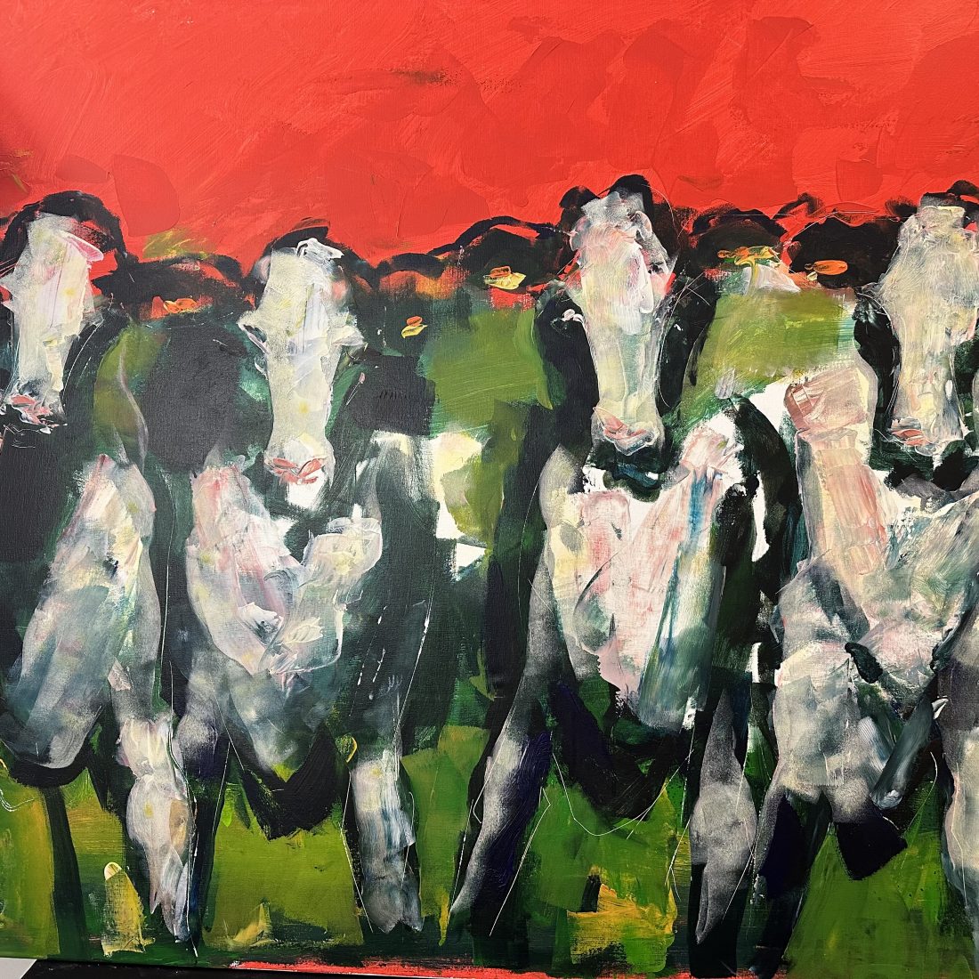 Vier koeien in de wei, Frits van Eeden (1944-2022)