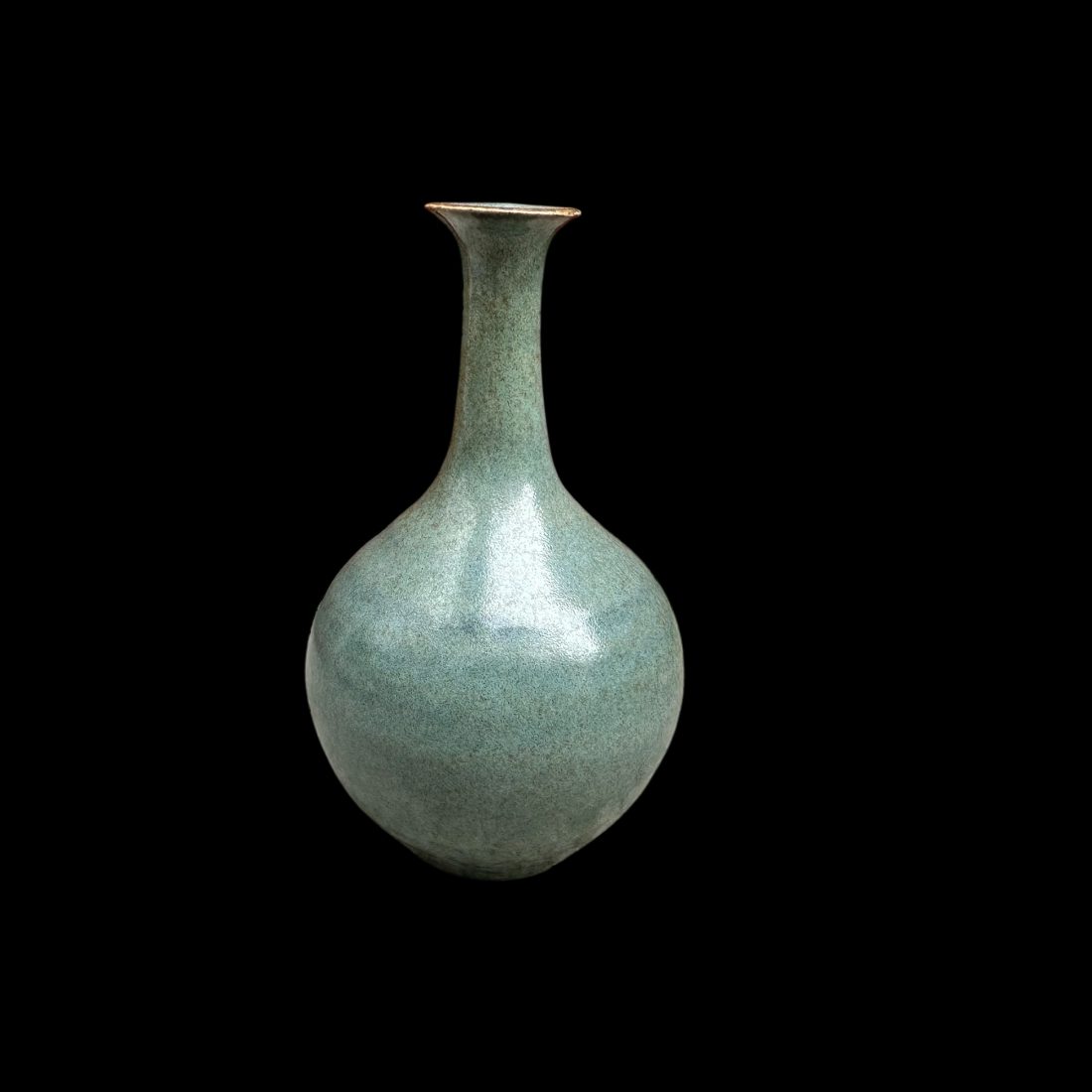 Celadon buikvaasje, China, midden 20e eeuw