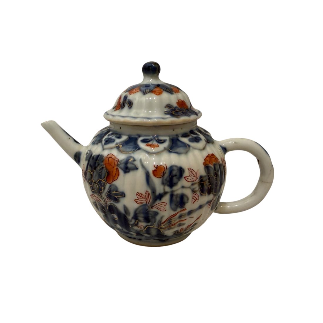 Imari porseleinen trek potje met de bijbehorende deksel, China, 18e eeuw