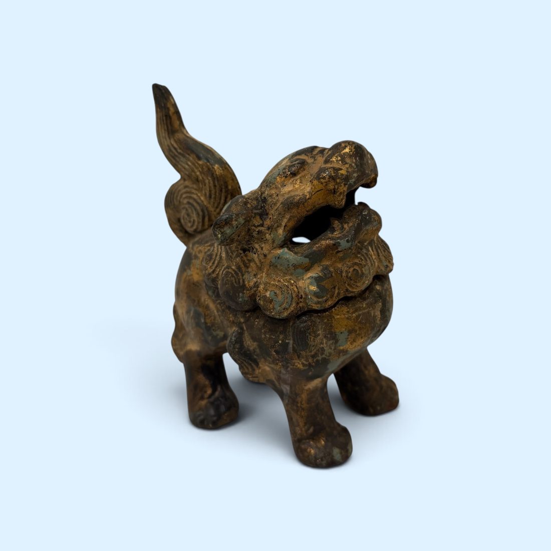 Bronzen Wierookbrander met afneembare deksel, China, 19e eeuw
