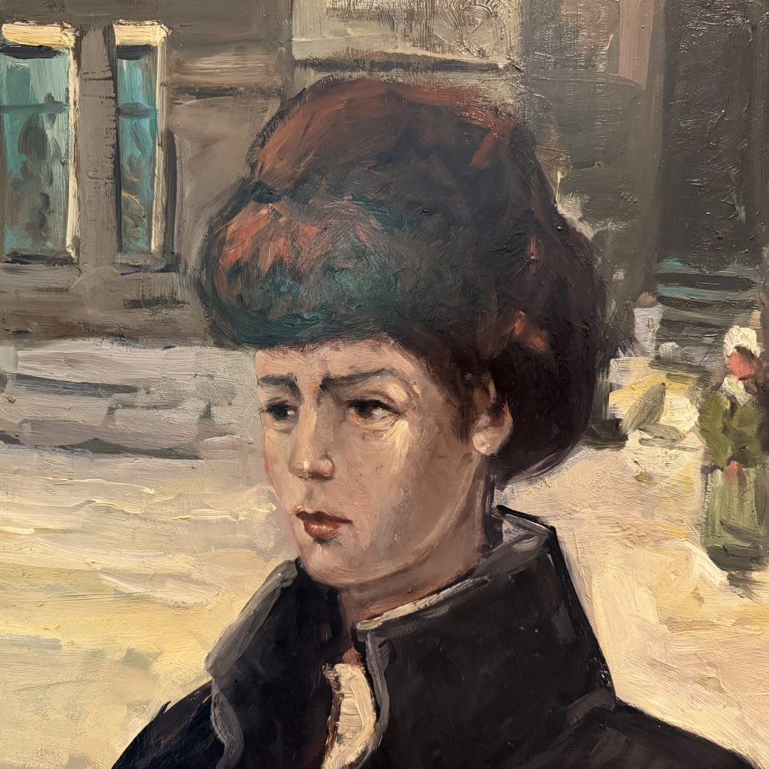 Groot Dames portret, Nederland, eind 19e eeuw